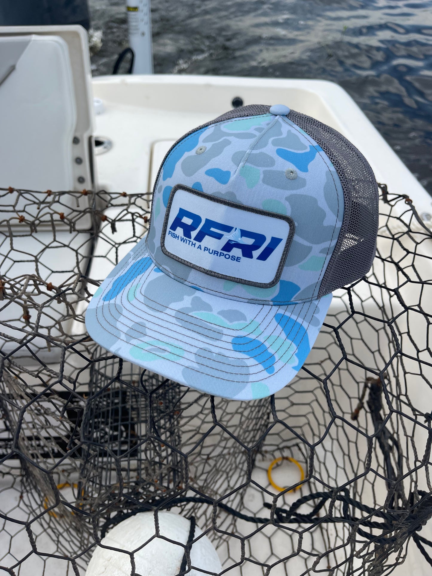 RFRI Camo Patch Trucker Hat